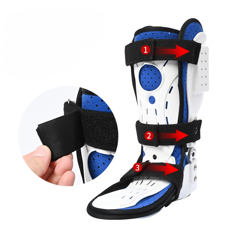 Ankle Mobility Band - อุปกรณ์พยุงข้อเท้าแบบปรับได้ สายรัดข้อเท้าแบบยึดติด ที่ดามข้อเท้าสำหรับป้องกันเท้าตก อุปกรณ์พยุงข้อเท้าสำหรับกีฬา อุปกรณ์ฟื้นฟูสมรรถภาพสำหรับผู้ป่วยอัมพาตครึ่งซีก