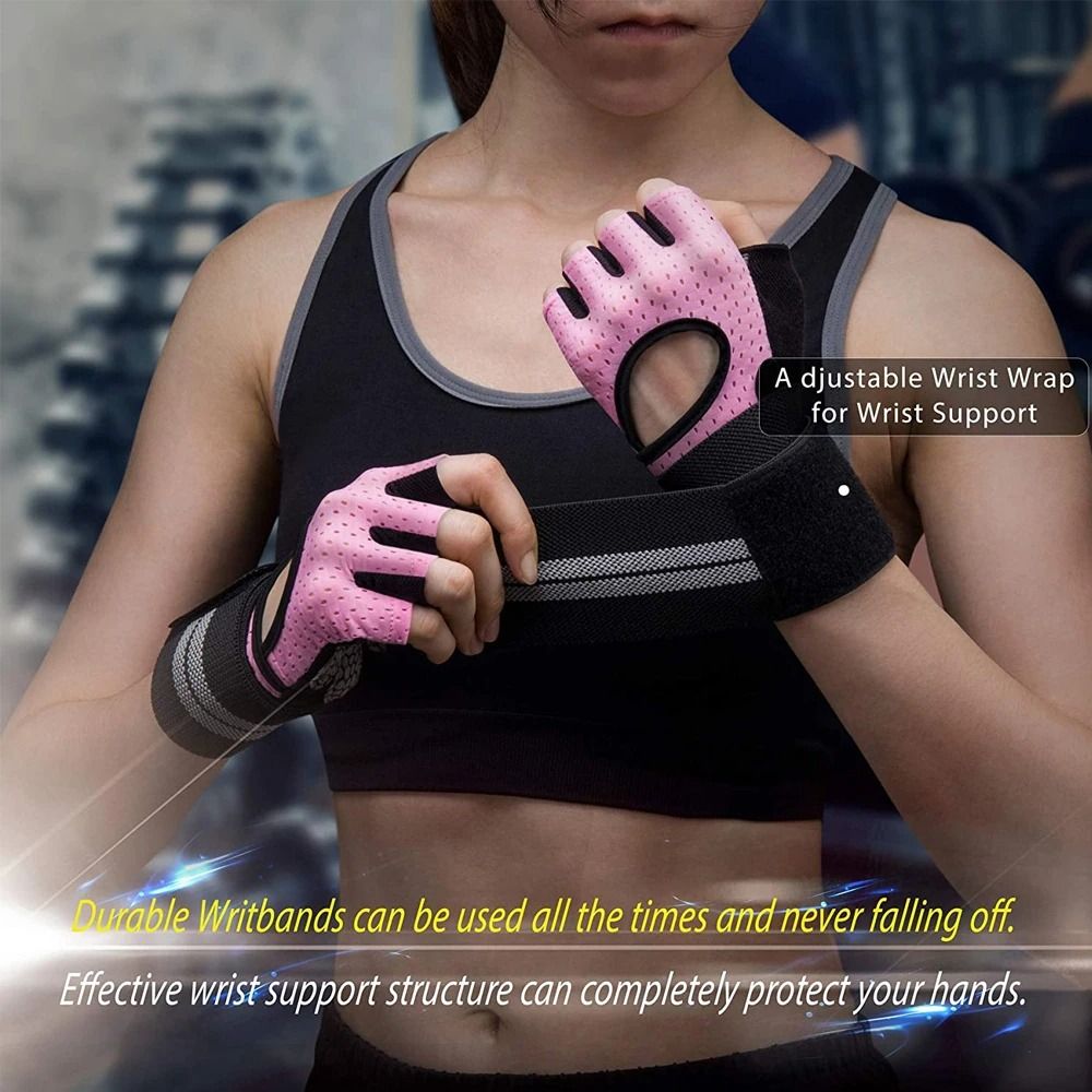 ถุงมือออกกำลังกายแบบครึ่งนิ้ว  - Wrist Wrap Support บทวิจารณ์และราคา