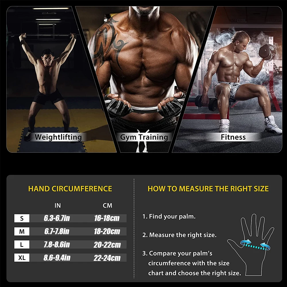 1 คู่ Half Finger GYM Fitness  - Wrist Wrap Support บทวิจารณ์และราคา