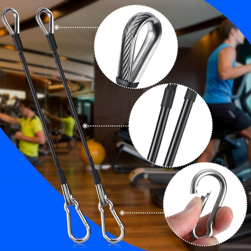 สายเคเบิลยิม 25 ซม. 1/2 ชิ้น ใ - Battle Rope Anchor บทวิจารณ์และราคา