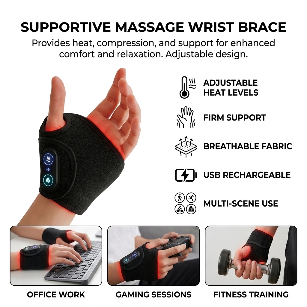 สายรัดข้อมือพร้อมระบบรองรับข้อ - Wrist Wrap Support บทวิจารณ์และราคา
