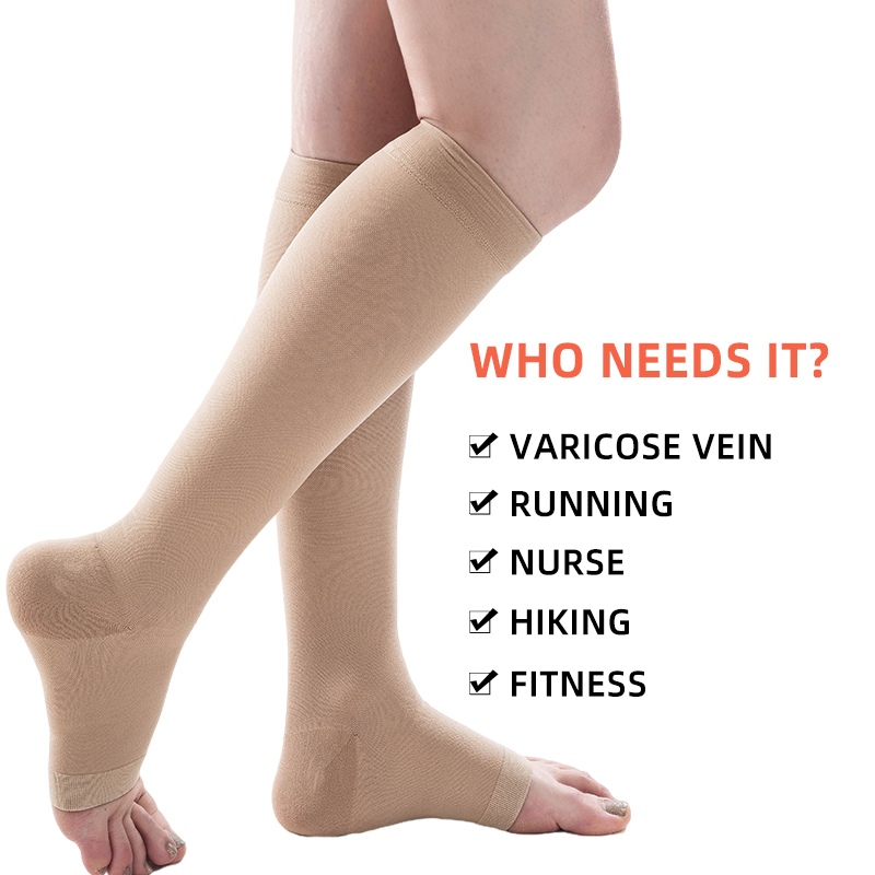 S-5XL รัดน่องทางการแพทย์2ชิ้น/ - Knee Sleeve Pair บทวิจารณ์และราคา
